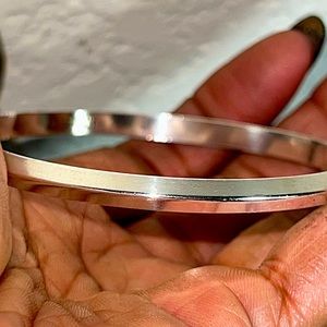 Pricedrop! Vintage!Tiffany & Co. .925 Sterling Silver Knife Edge Bangle Bracelet